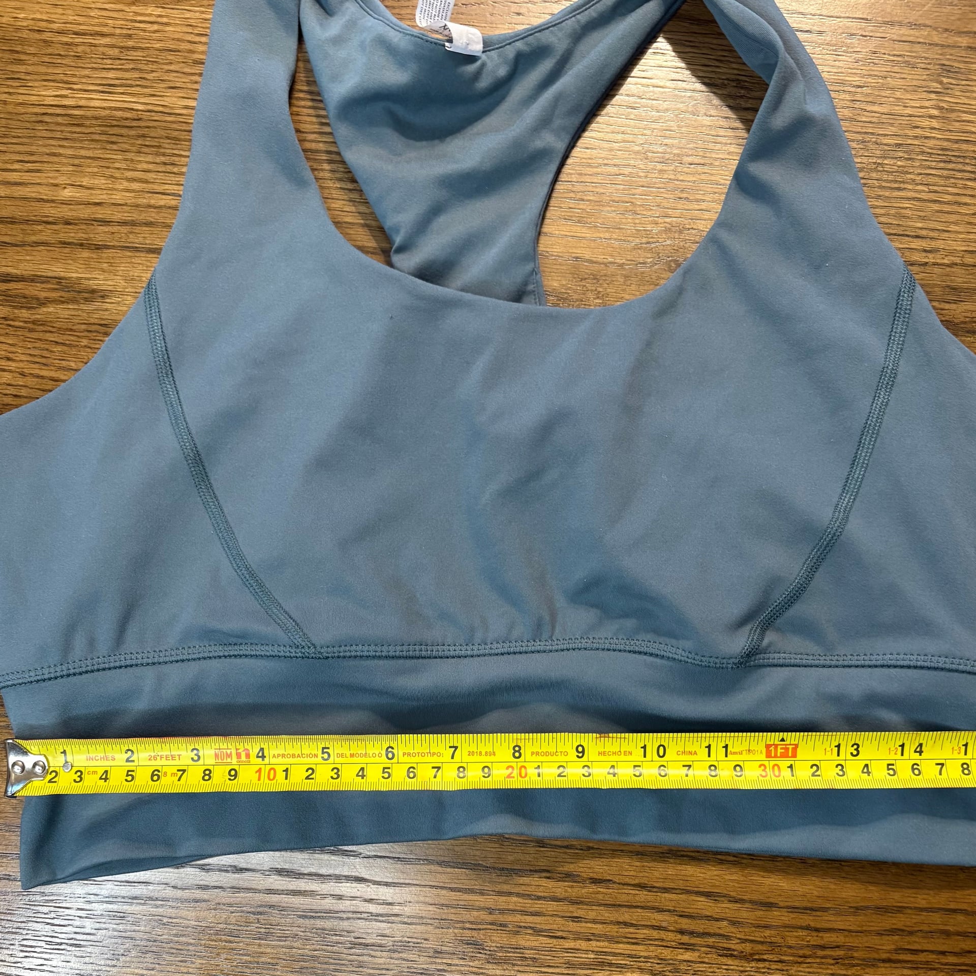 Dergree Longline Sports Bra - Faded Blue 4