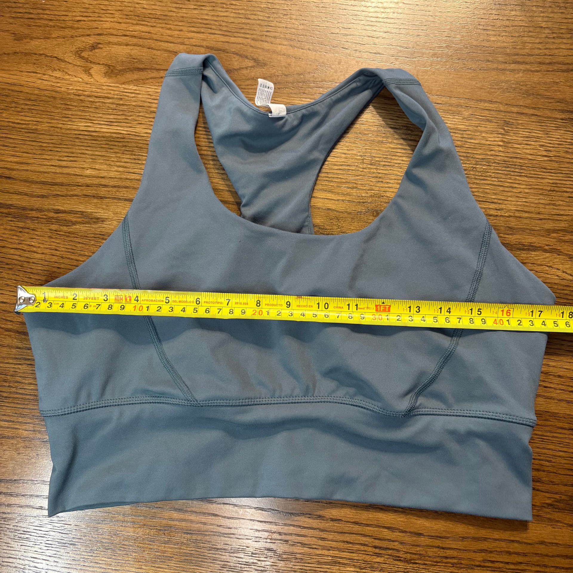 Dergree Longline Sports Bra - Faded Blue 5
