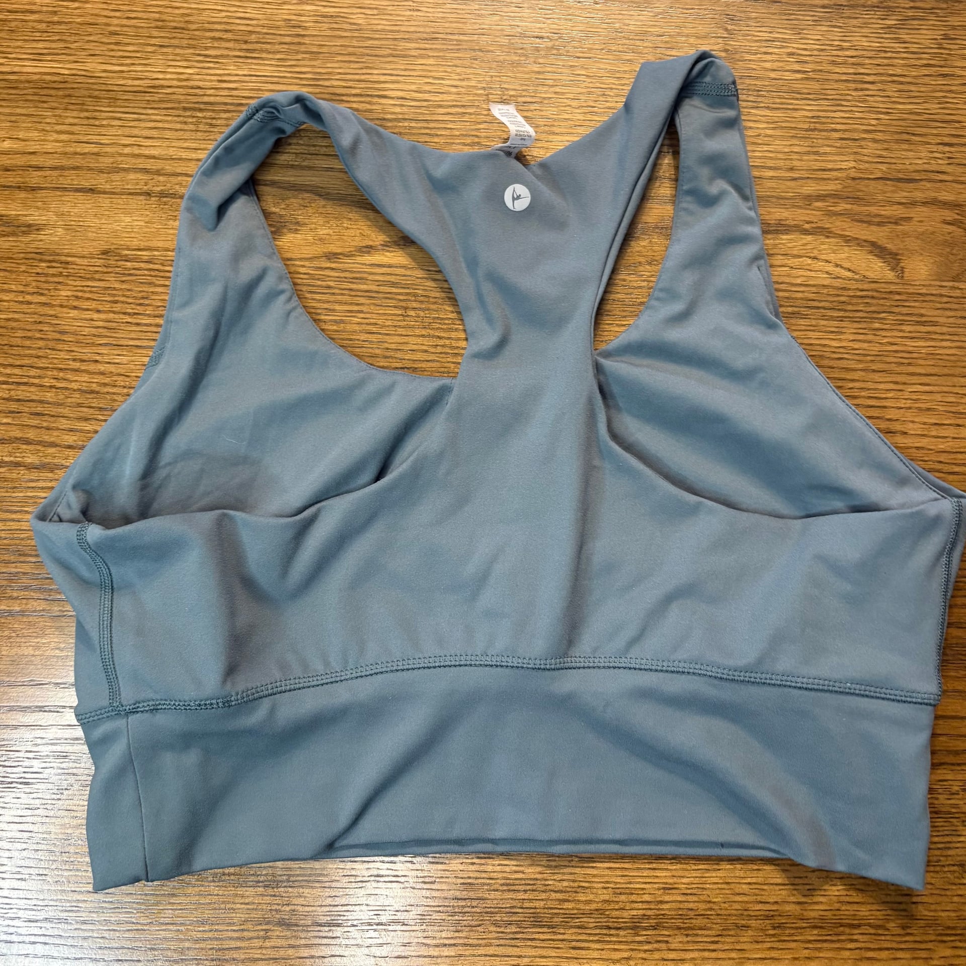 Dergree Longline Sports Bra - Faded Blue 7