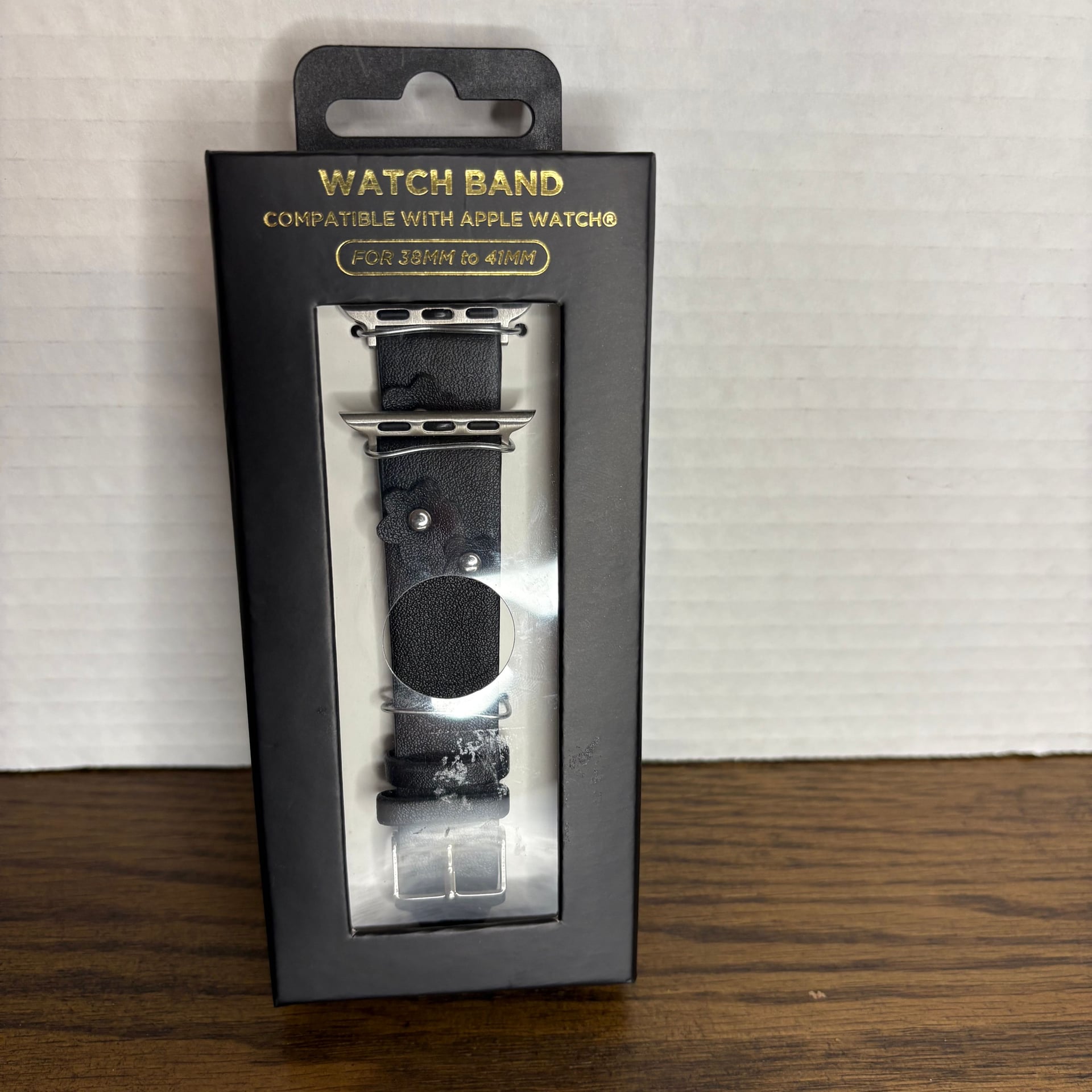 Heyday Apple Watch Band 42/44mm Black Silicone 1