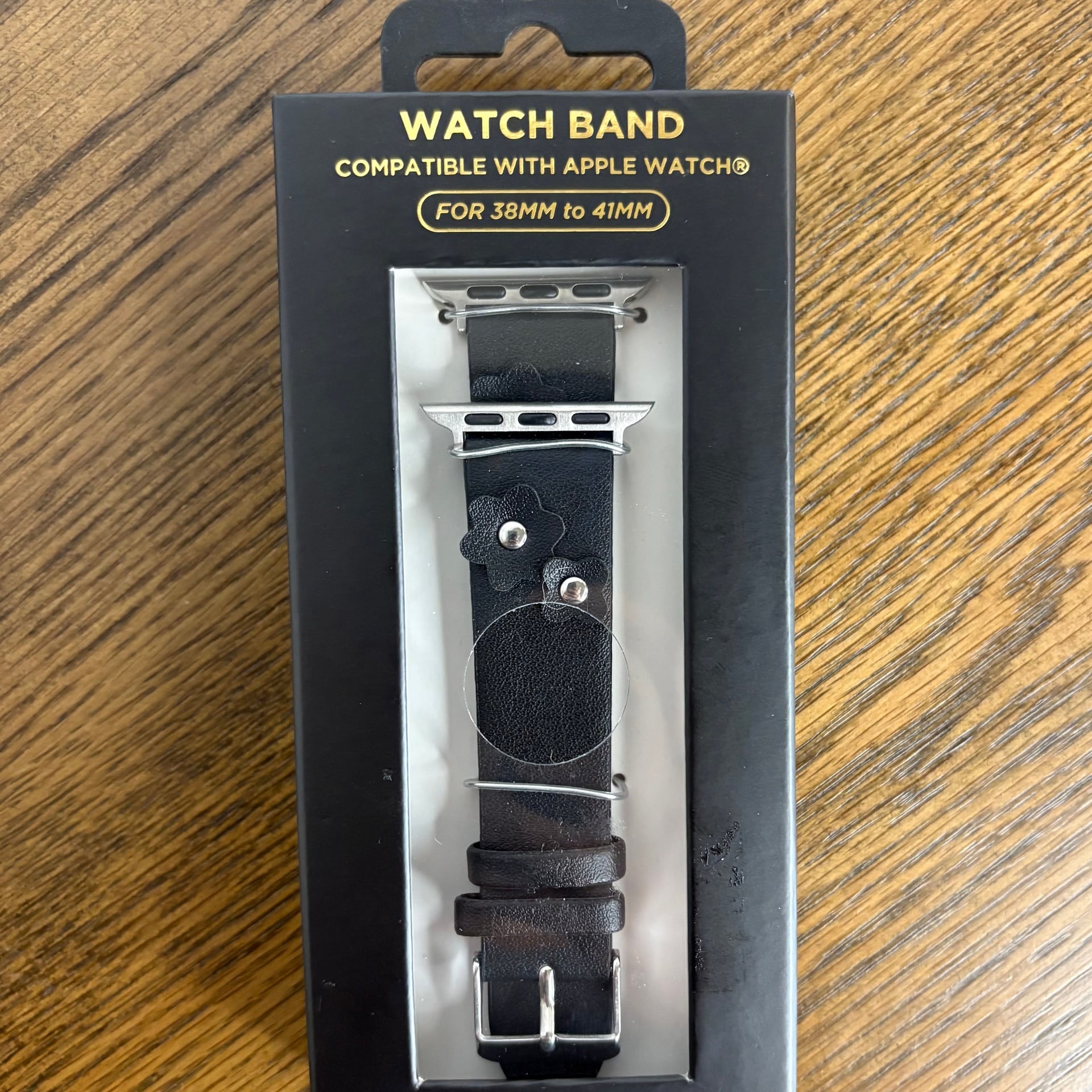 Heyday Apple Watch Band 42/44mm Black Silicone 2