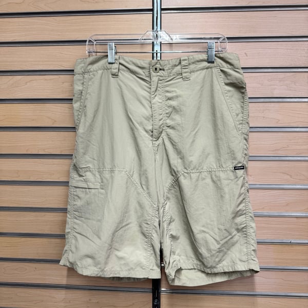 Patagonia shorts Men's L Elastic waist pockets light weight beige