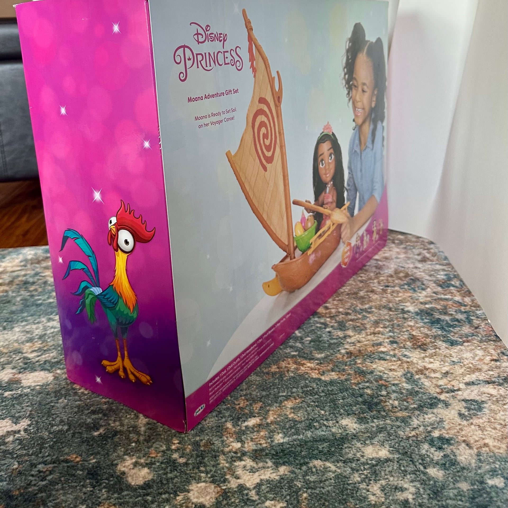Disney Princess Moana Doll Articulated Toddler Doll With Voyager Canoe 2