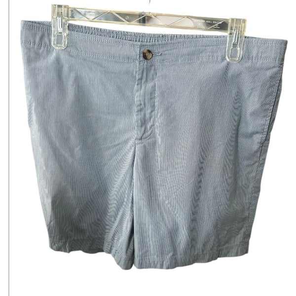 BLACK BROWN 1826 Mens Size W40 XL Striped Stretch shorts 9” inseam