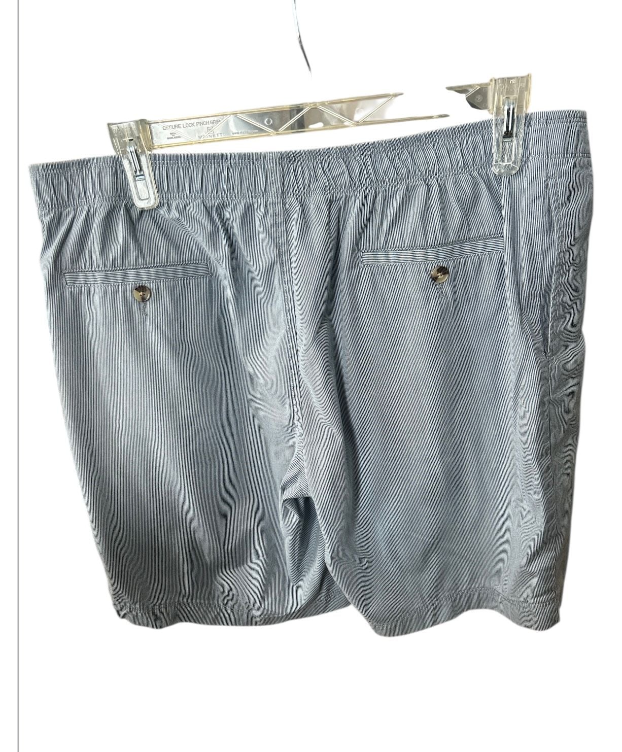 BLACK BROWN 1826 Mens Size W40 XL Striped Stretch shorts 9” inseam 3