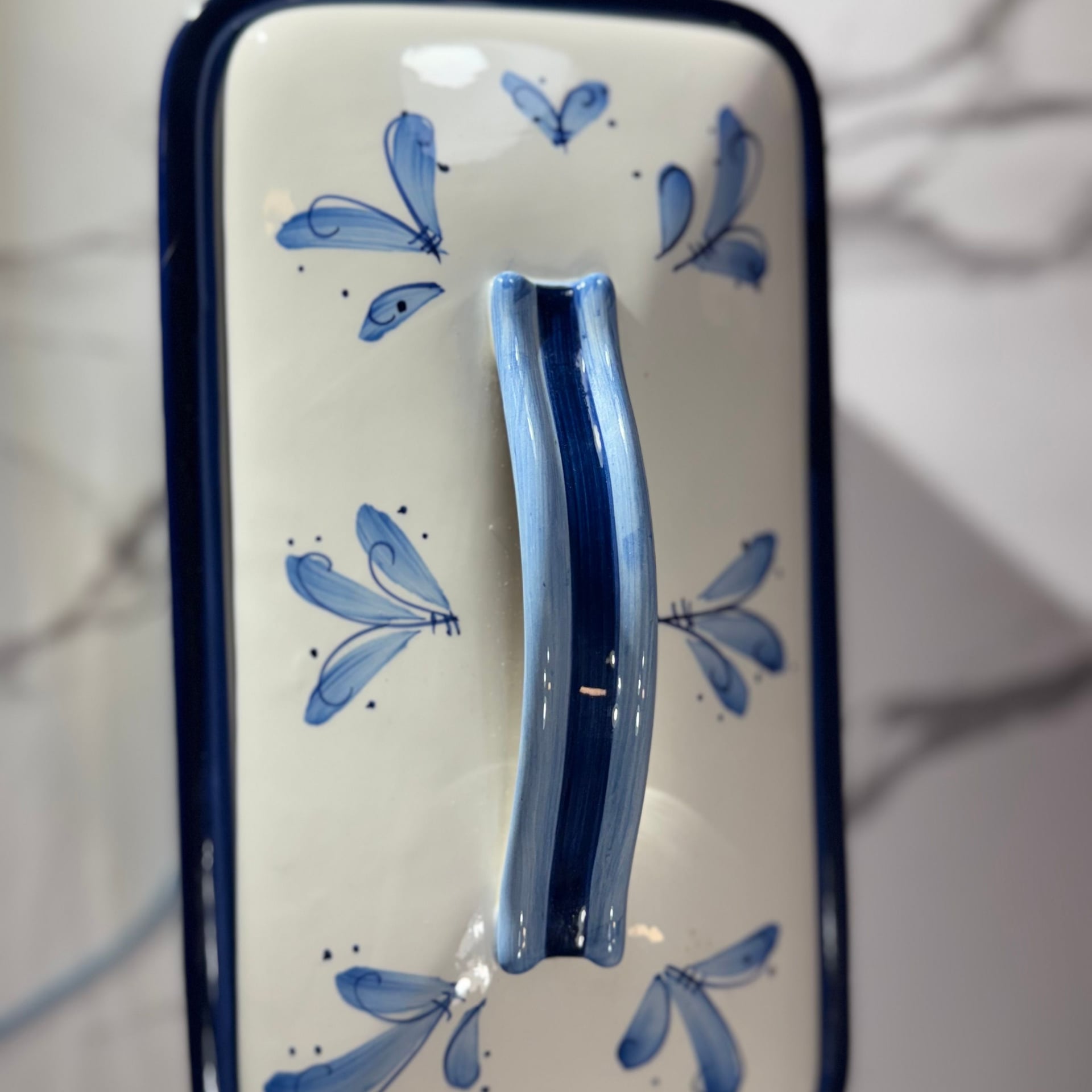 Inspirado Seattle Stonelite Lemon Ceramic Bread Box Cookie Jar Canister 4