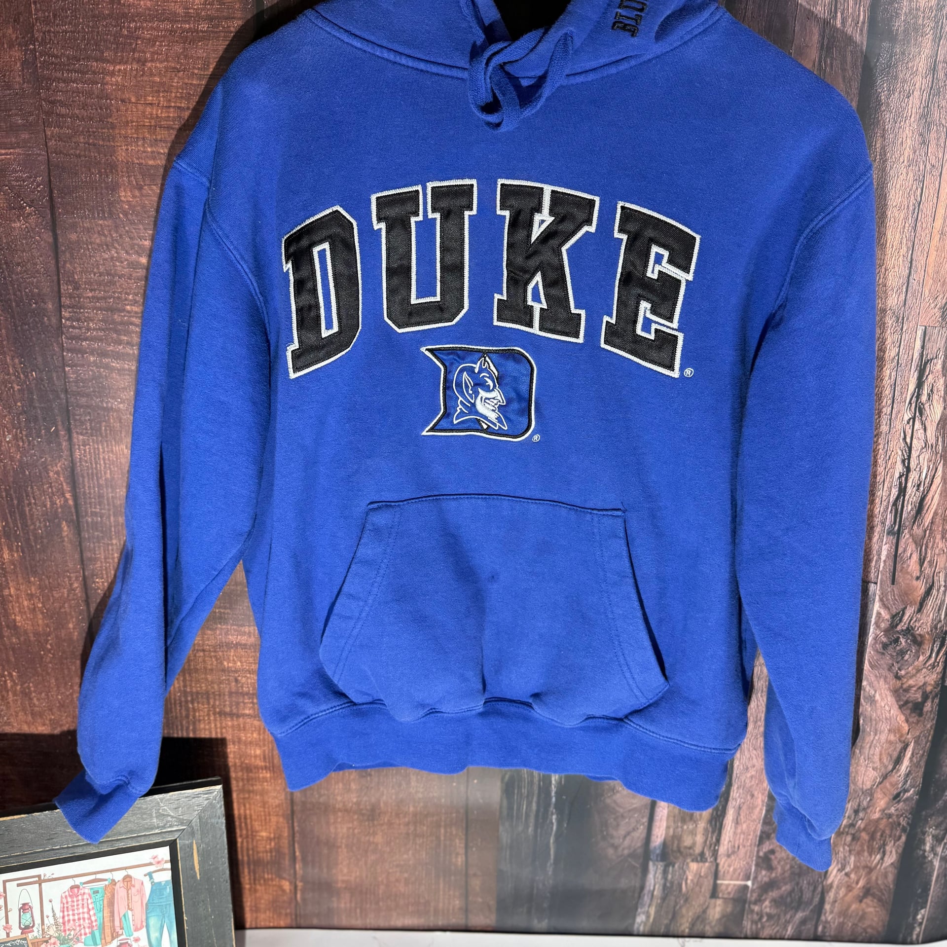 Vintage Duke University Blue Hoodie Stadium Athletics Mens XL All Good! Pics! 1