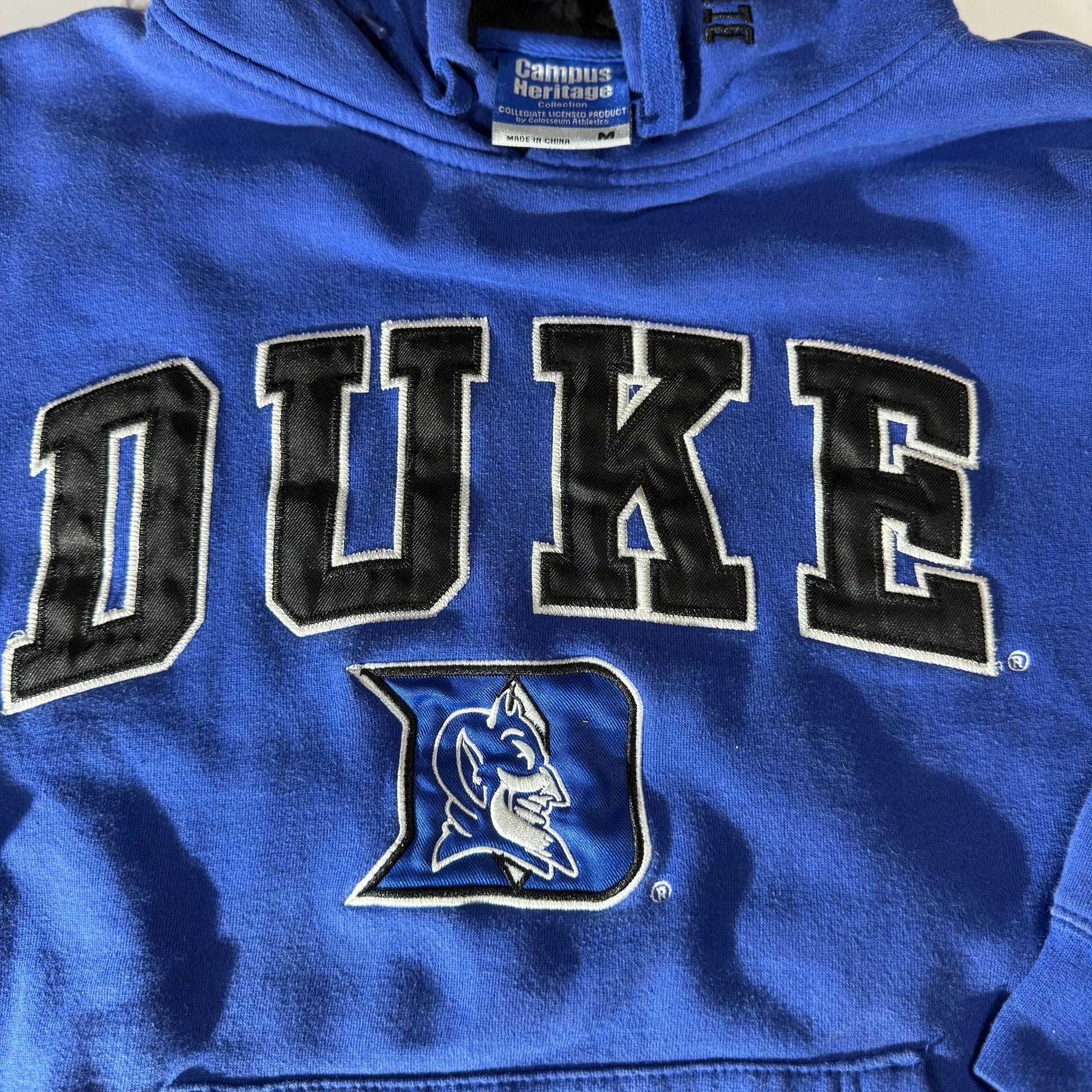 Vintage Duke University Blue Hoodie Stadium Athletics Mens XL All Good! Pics! 2