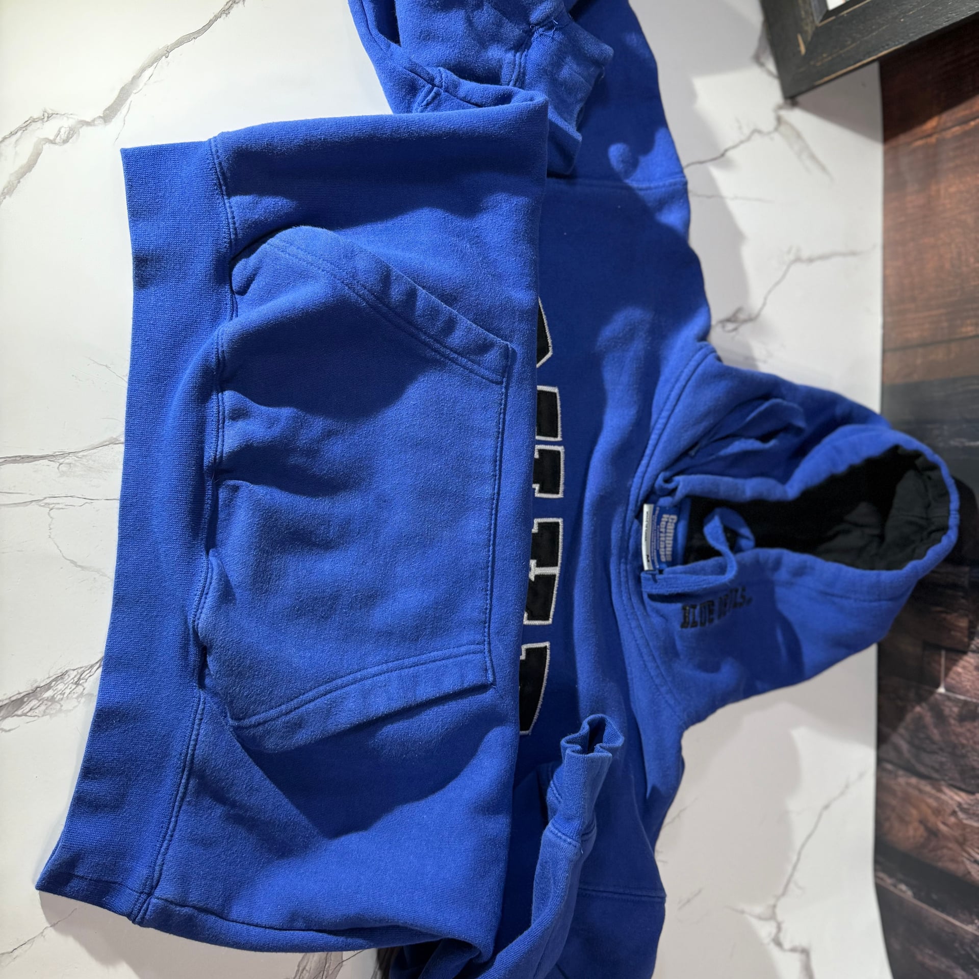 Vintage Duke University Blue Hoodie Stadium Athletics Mens XL All Good! Pics! 3