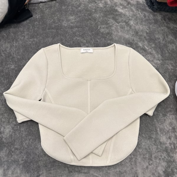 Sculpt Knit Bustier Longsleeve