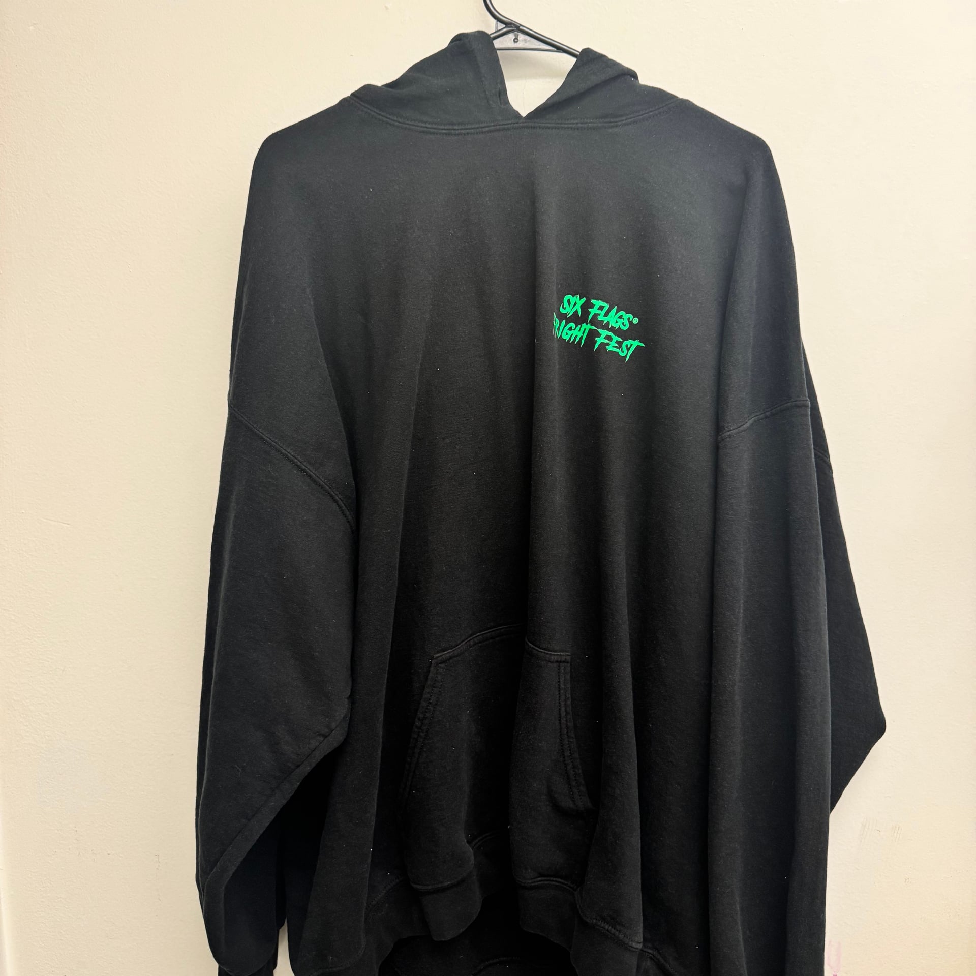 Six Flags Fright Fest Scary Clowns Halloween Black Hoodie 3