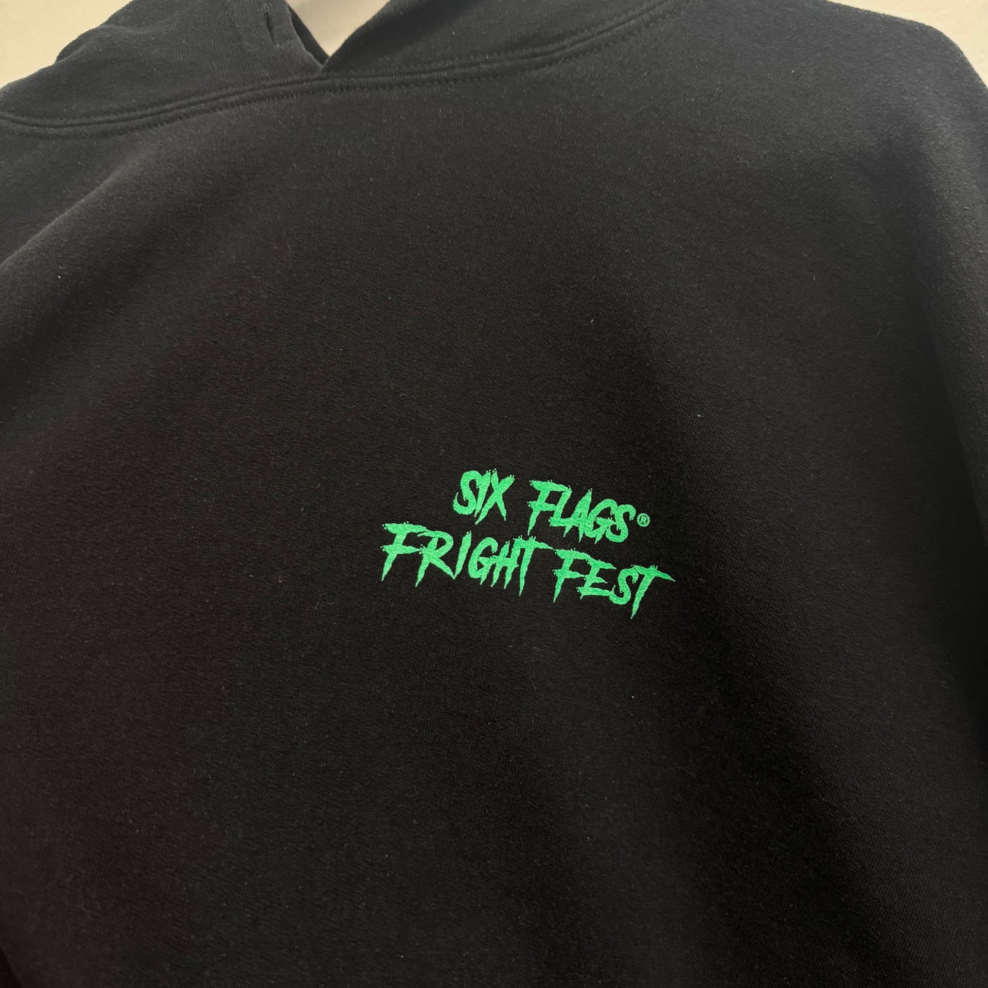 Six Flags Fright Fest Scary Clowns Halloween Black Hoodie 4