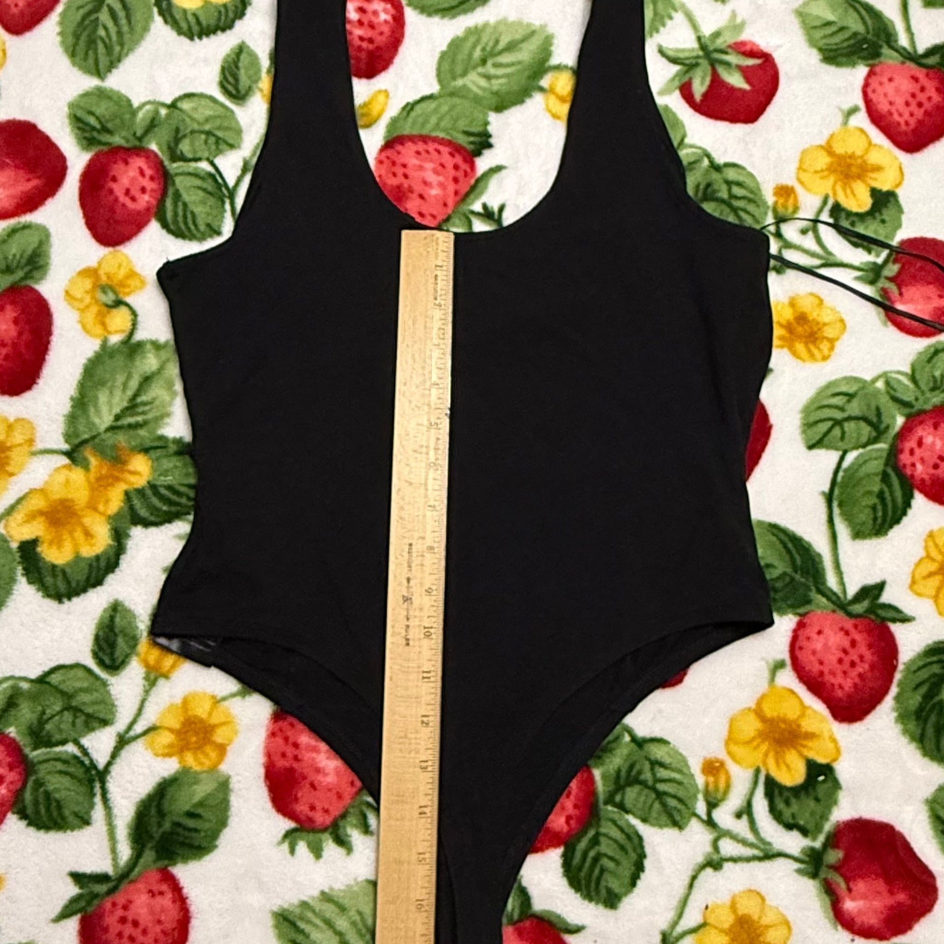 Triangle Logo Bodysuit - Black - 5