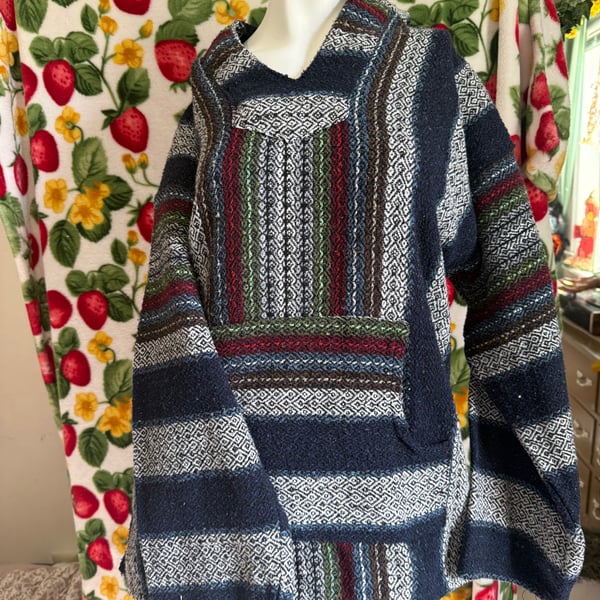 Vintage Baja Shirt Women's Size L Sweater Hoodie 80s 90s - ,
