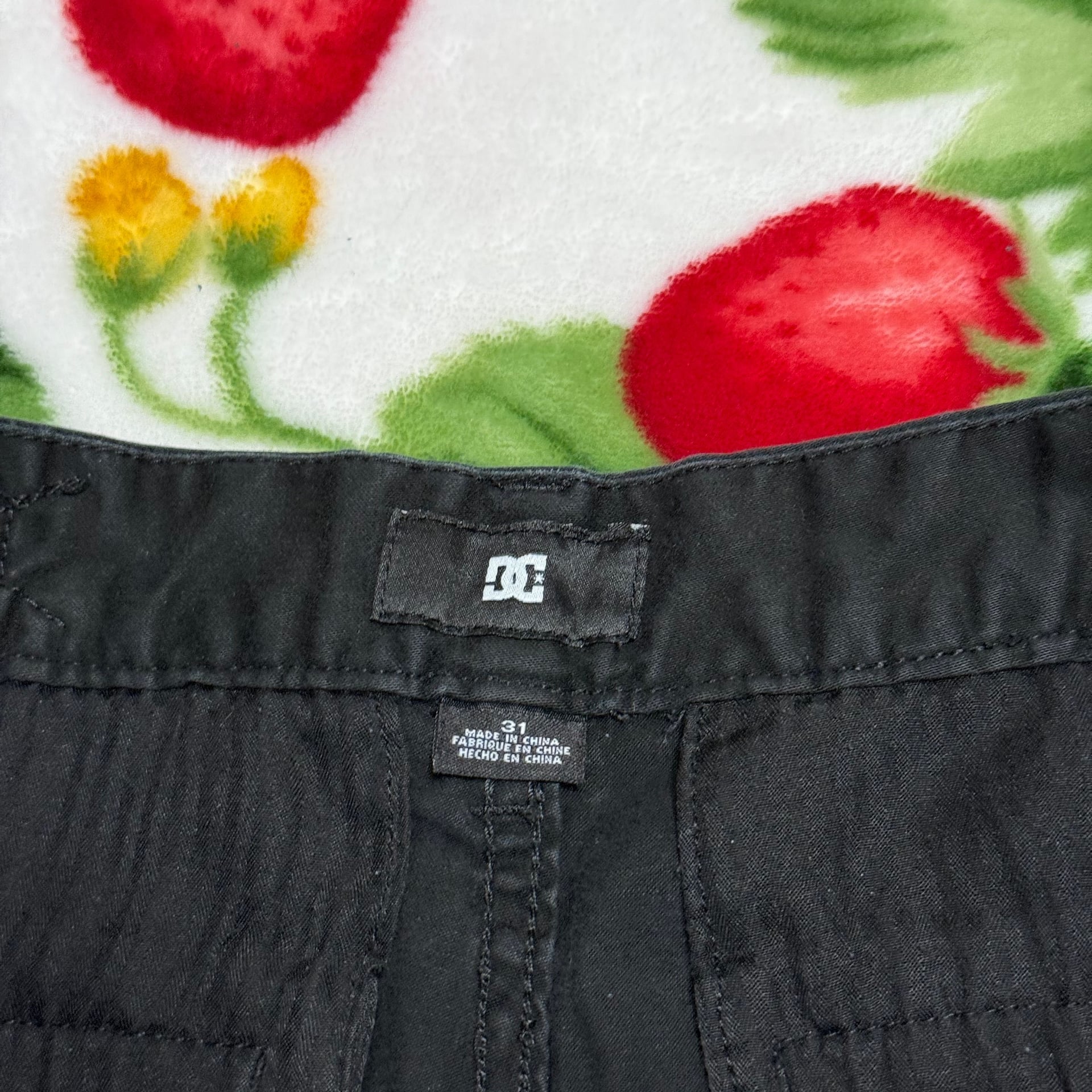 DC Shoes Worker Relaxed Chino Black Shorts 2