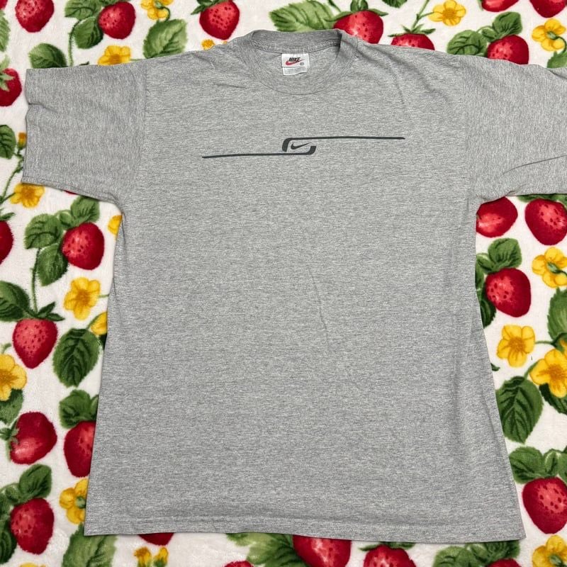 Vintage Nike Center Swoosh Tee Gray 1