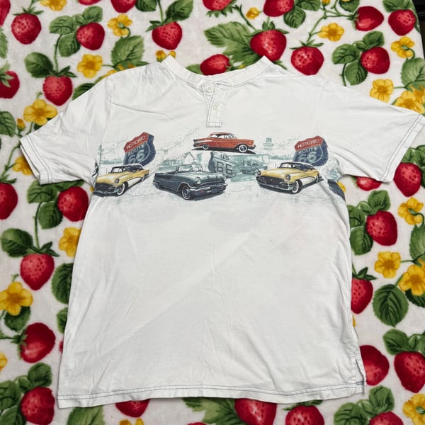 Vintage T-Shirt American Muscle Car Full Wrap Around Graphic