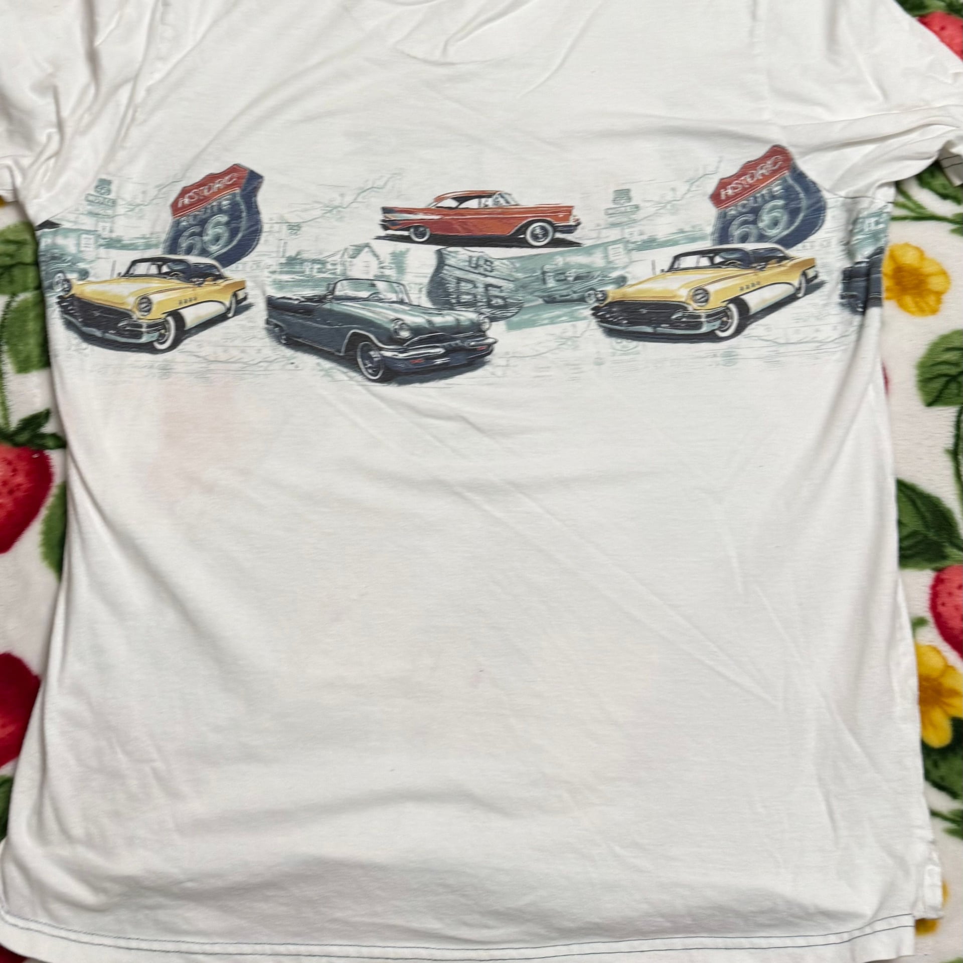 Vintage T-Shirt American Muscle Car Full Wrap Around Graphic 3