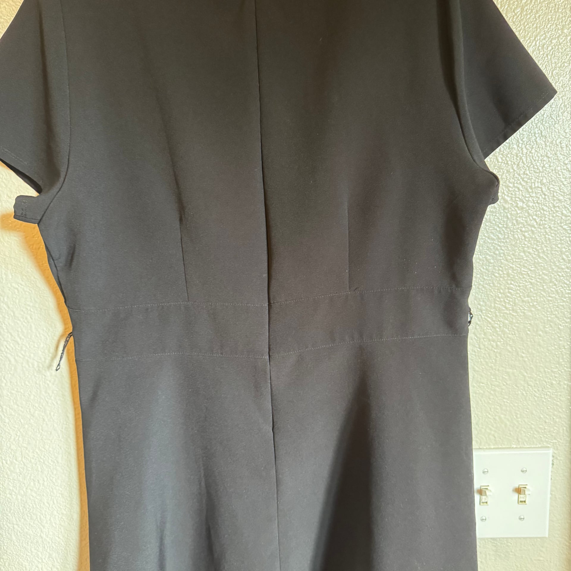 Lane Bryant Flare Black Scoop-Neck Fit & Flare Shirt Size 14 3