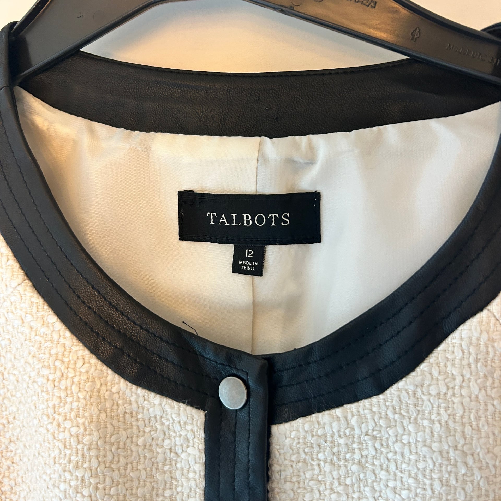 Talbots Grosgrain-Trim Tweed Jacket 3
