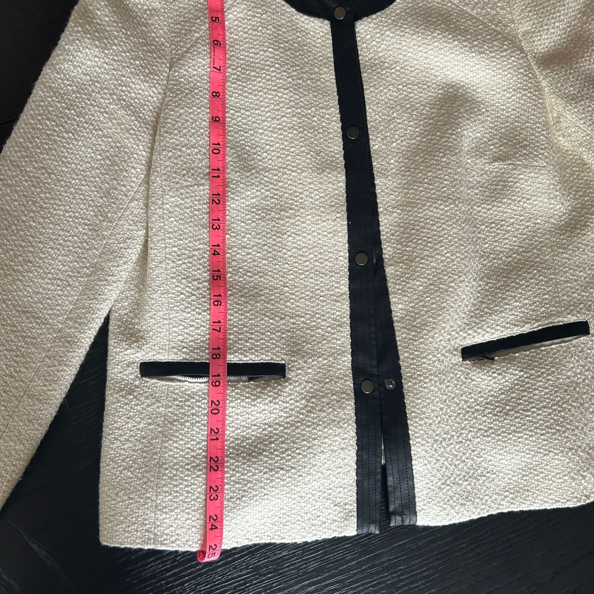 Talbots Grosgrain-Trim Tweed Jacket 9