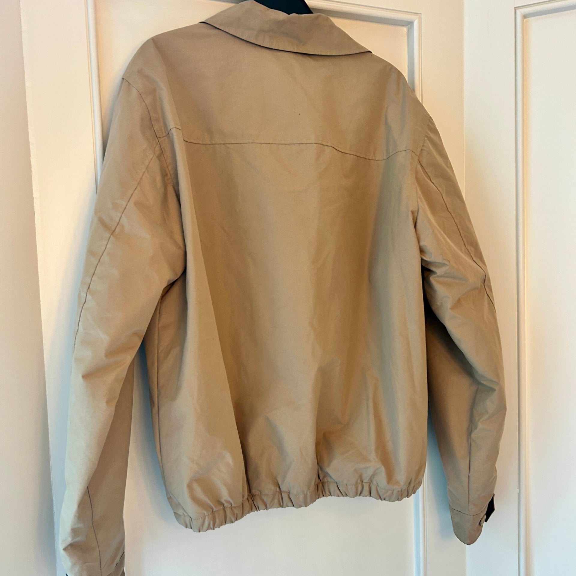 U.S. Polo Assn. Men's Micro Fleece Golf Jacket Khaki 7