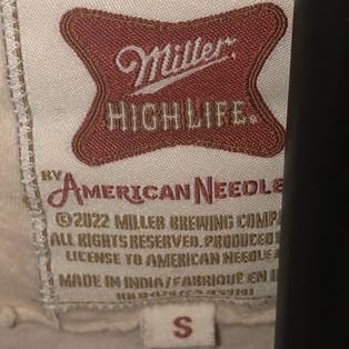 American Needle Miller High Life T-Shirt Cream – , 3