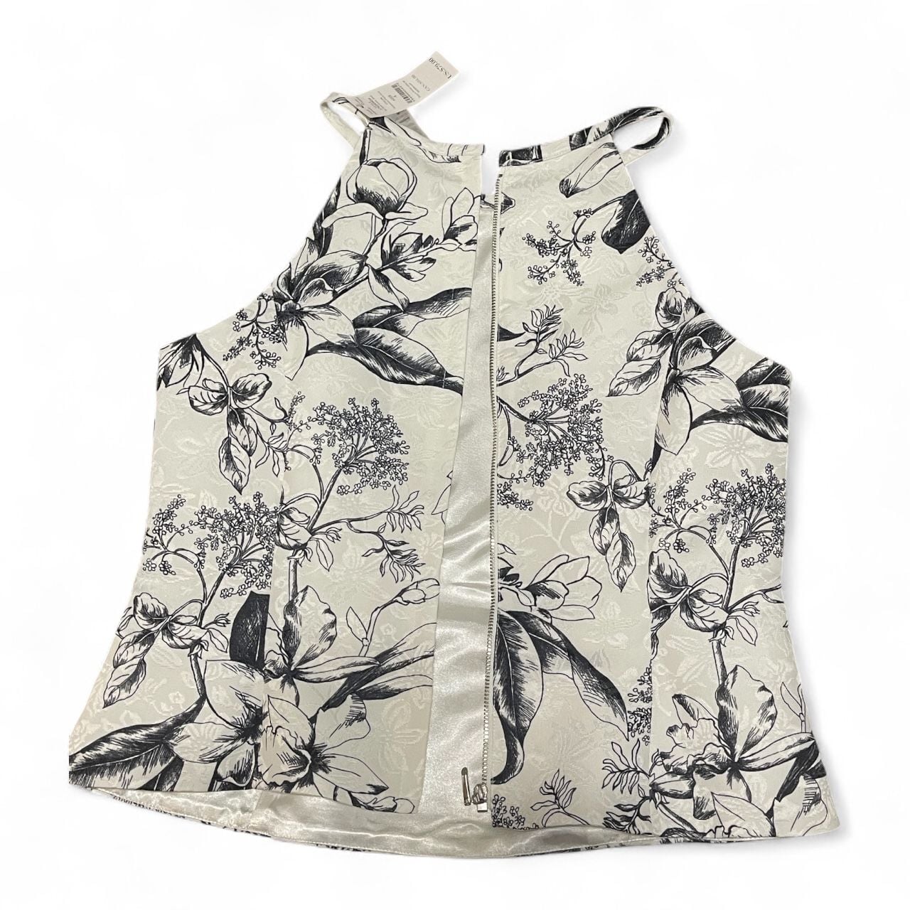 White House Black Market Floral Halter Neck Top 3