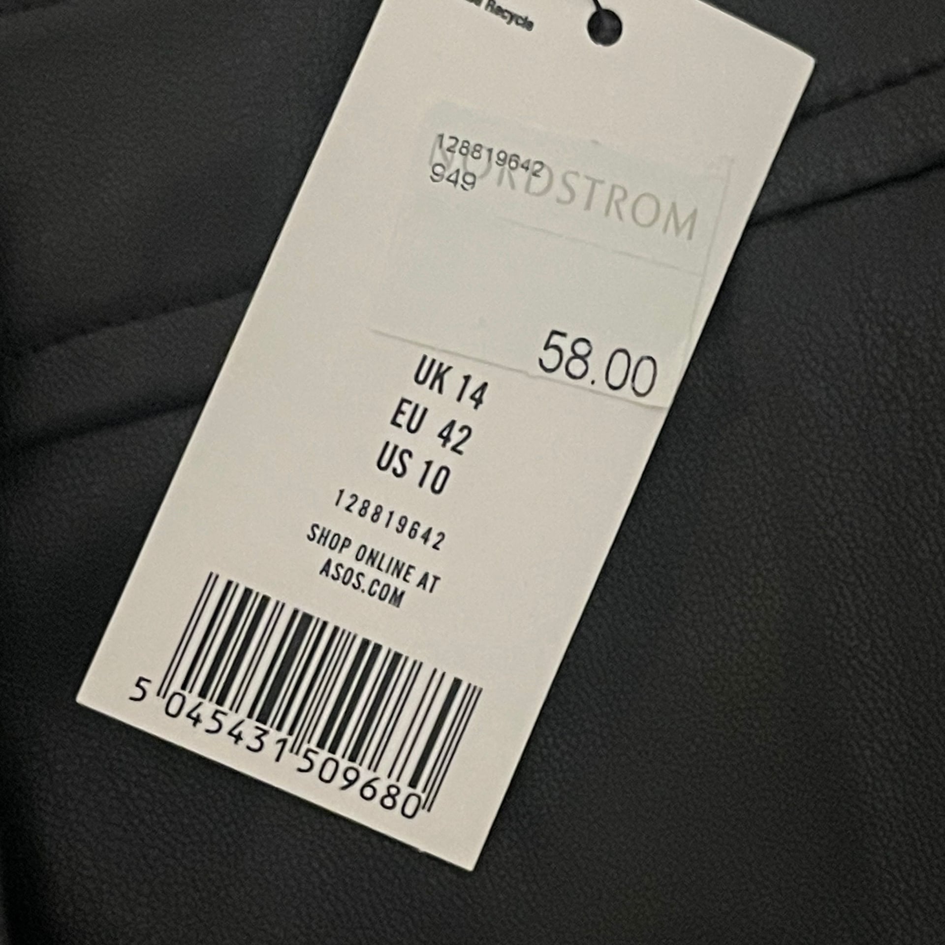 ASOS Topshop Seamed Leather Mini Skirt in Black 4