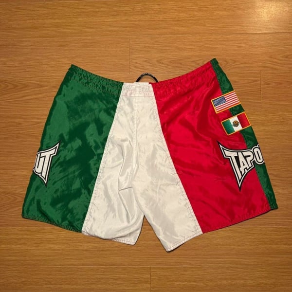 Tapout MMA Mexico Flag Colors Boxing Shorts size 36