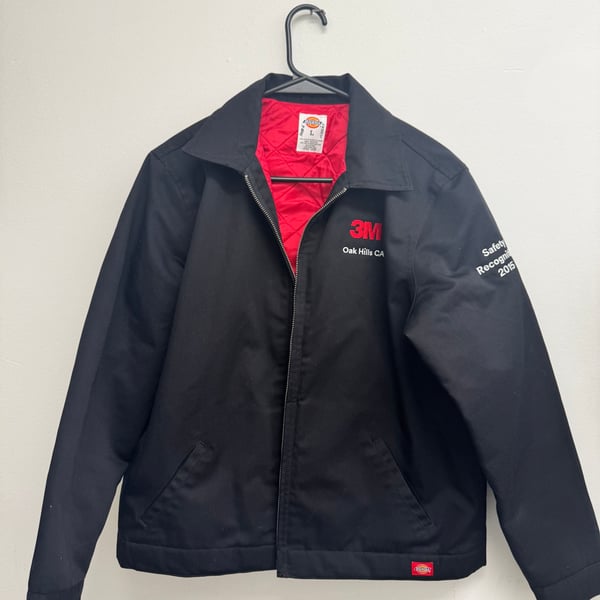 Dickies Black Work Jacket 3M Logo