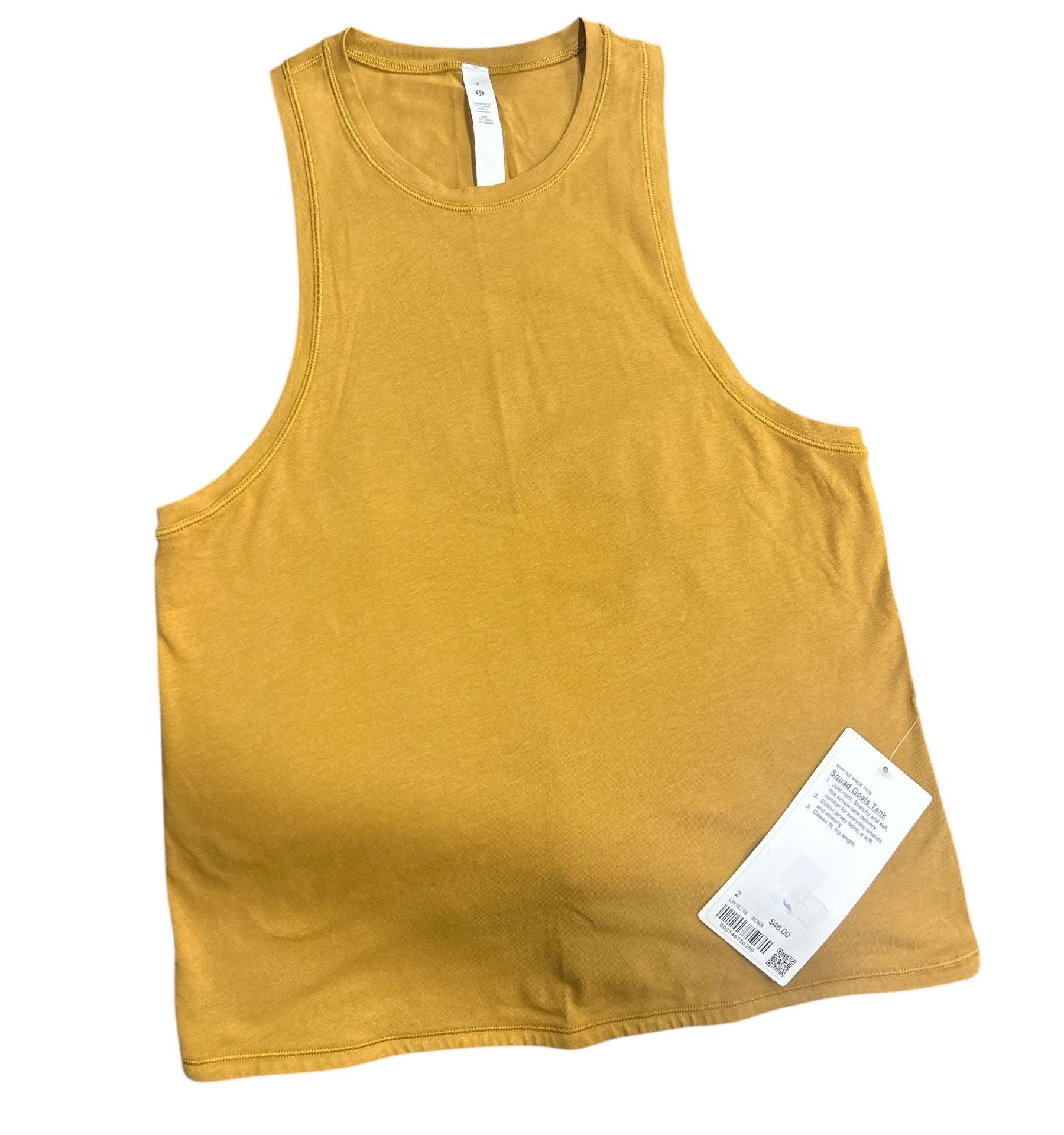 Lululemon Squad Goals Tank – Spiced Bronze (sdbr)– NWT size 2 2