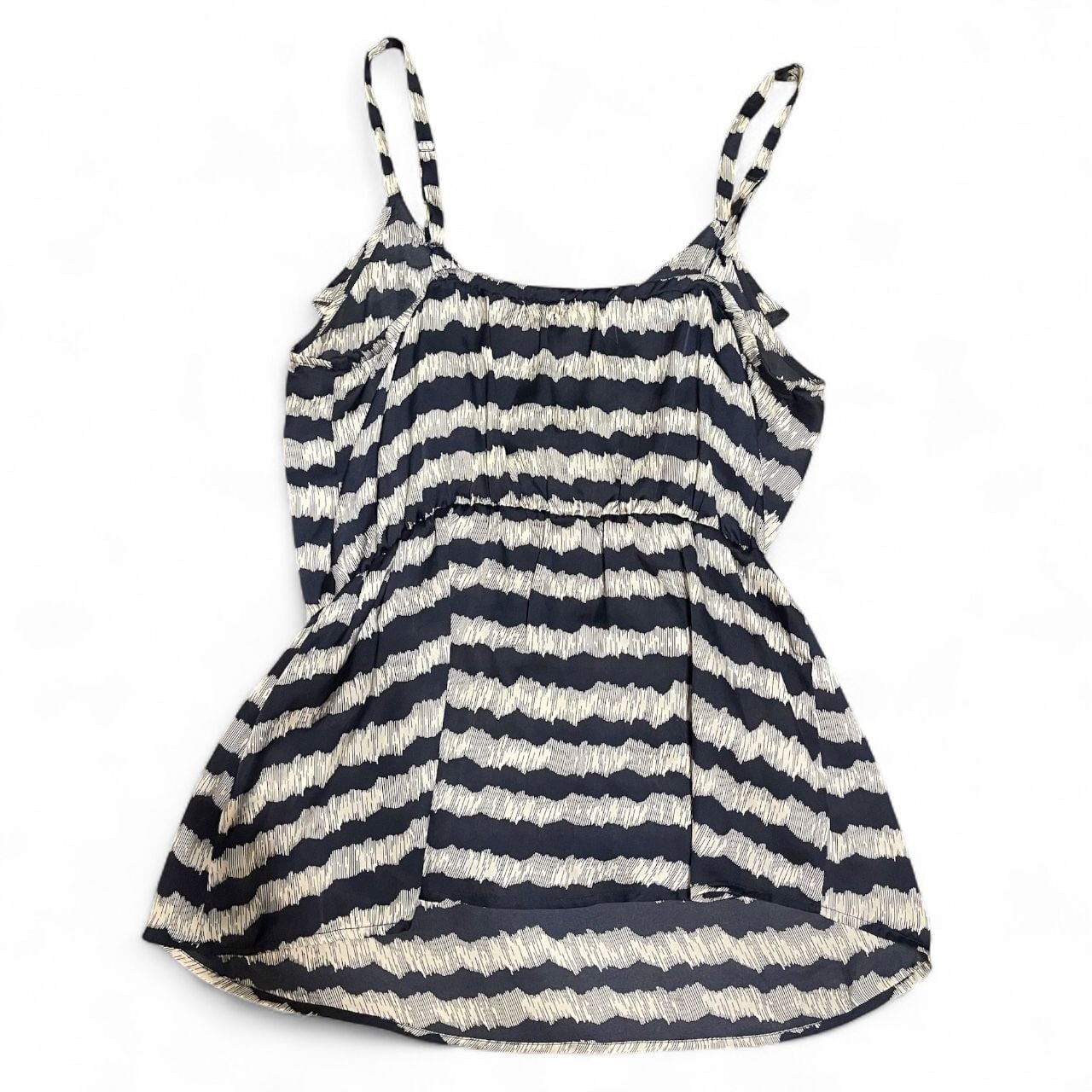 Gianni Bini Navy and White Striped Tank Top 2