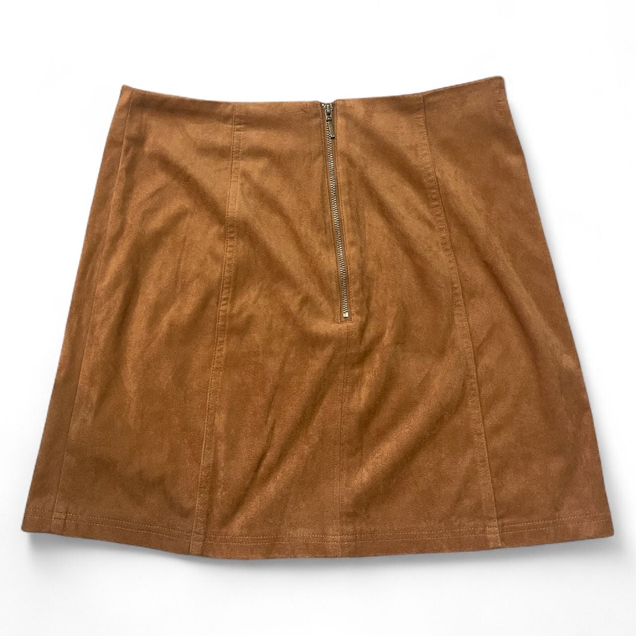 Francesca's Mi Ami Faux Suede A-Line Mini Skirt 3