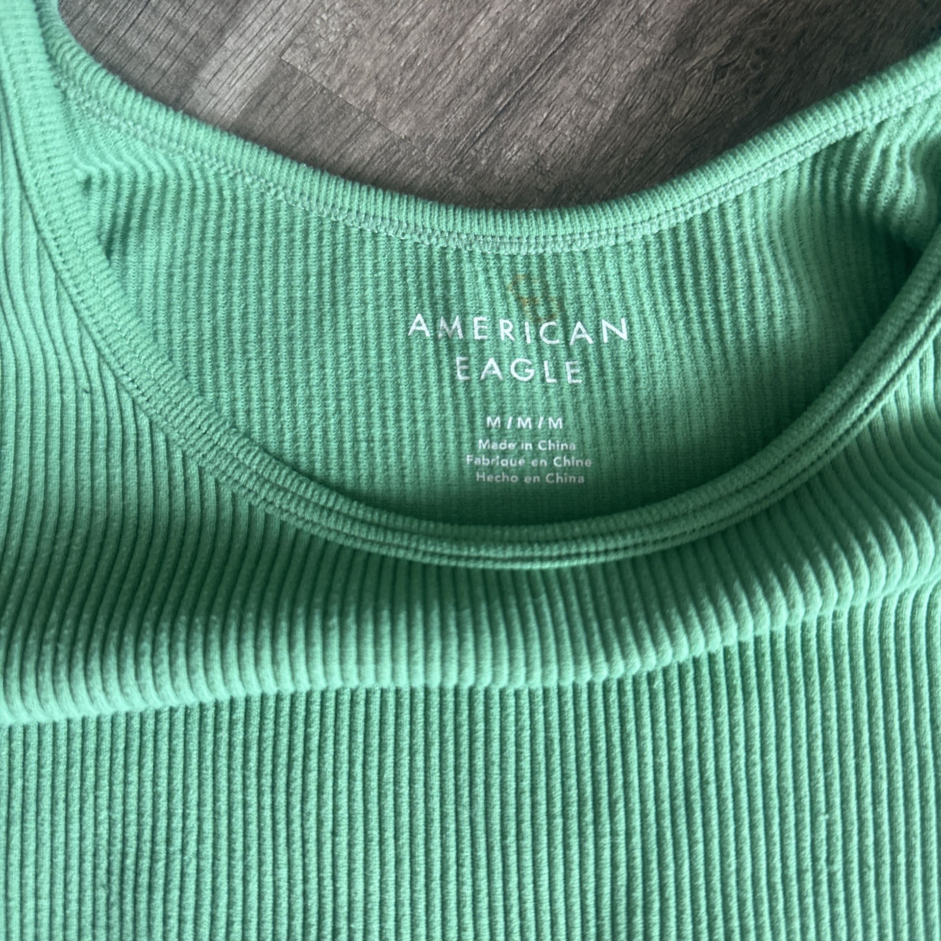American Eagle Outfitters Green Ribbed Bodysuit 3