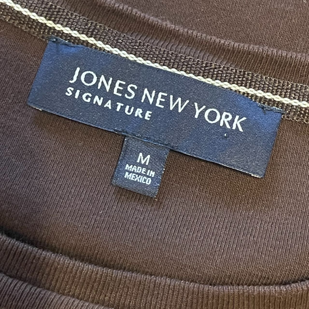 Jones New York Womens Crewneck Short-Sleeve Top 4