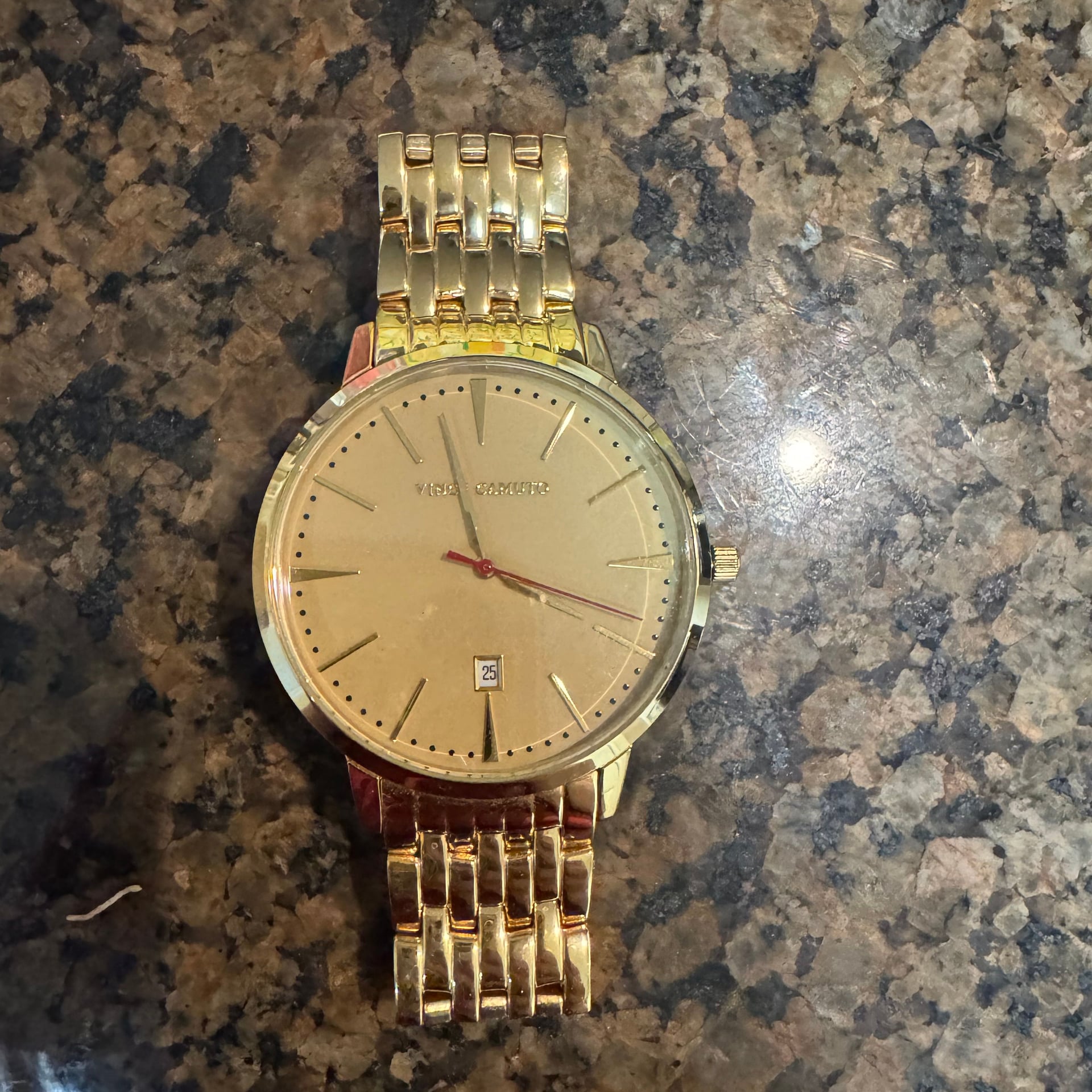 Women's Vince Camuto Gold Watch 2