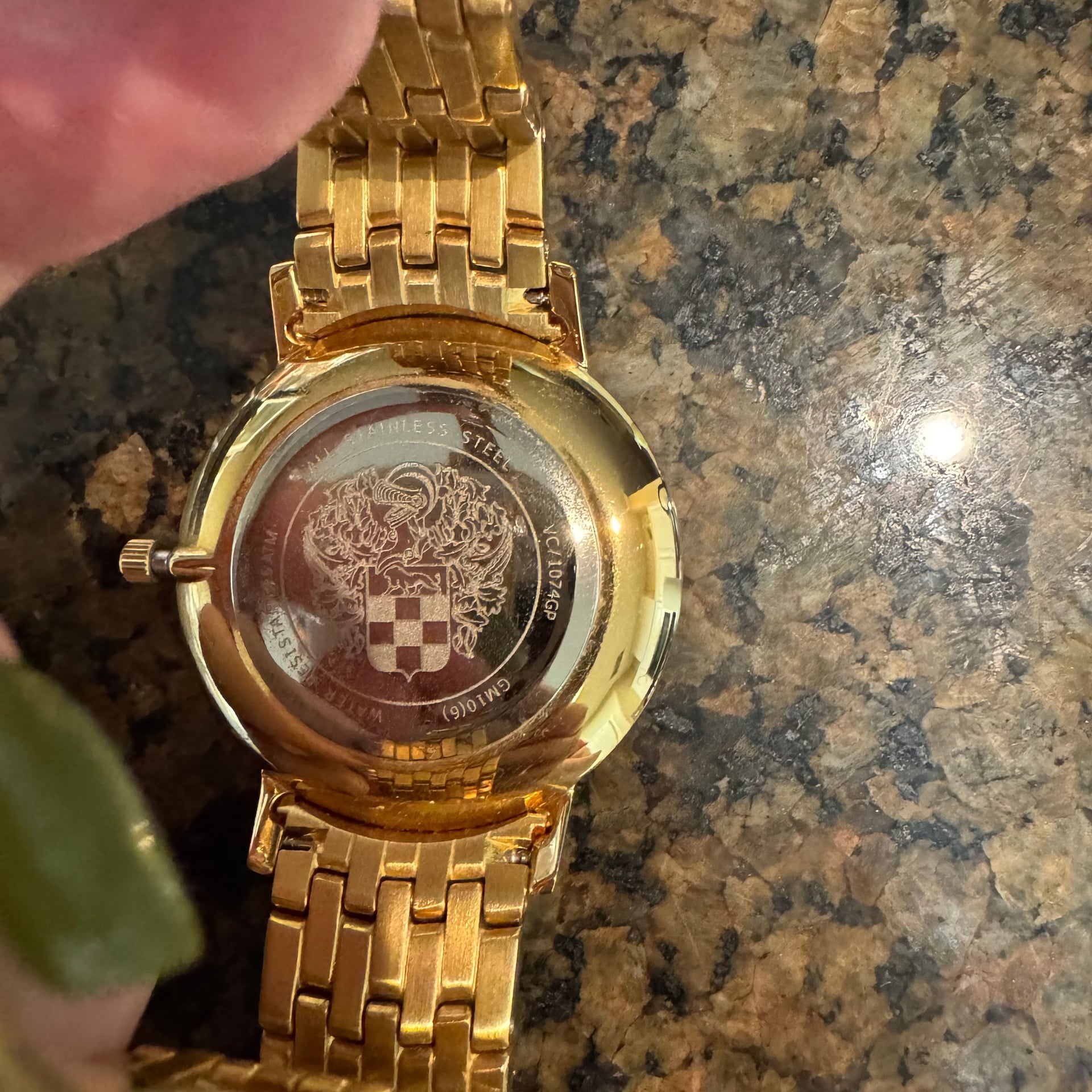Women's Vince Camuto Gold Watch 3