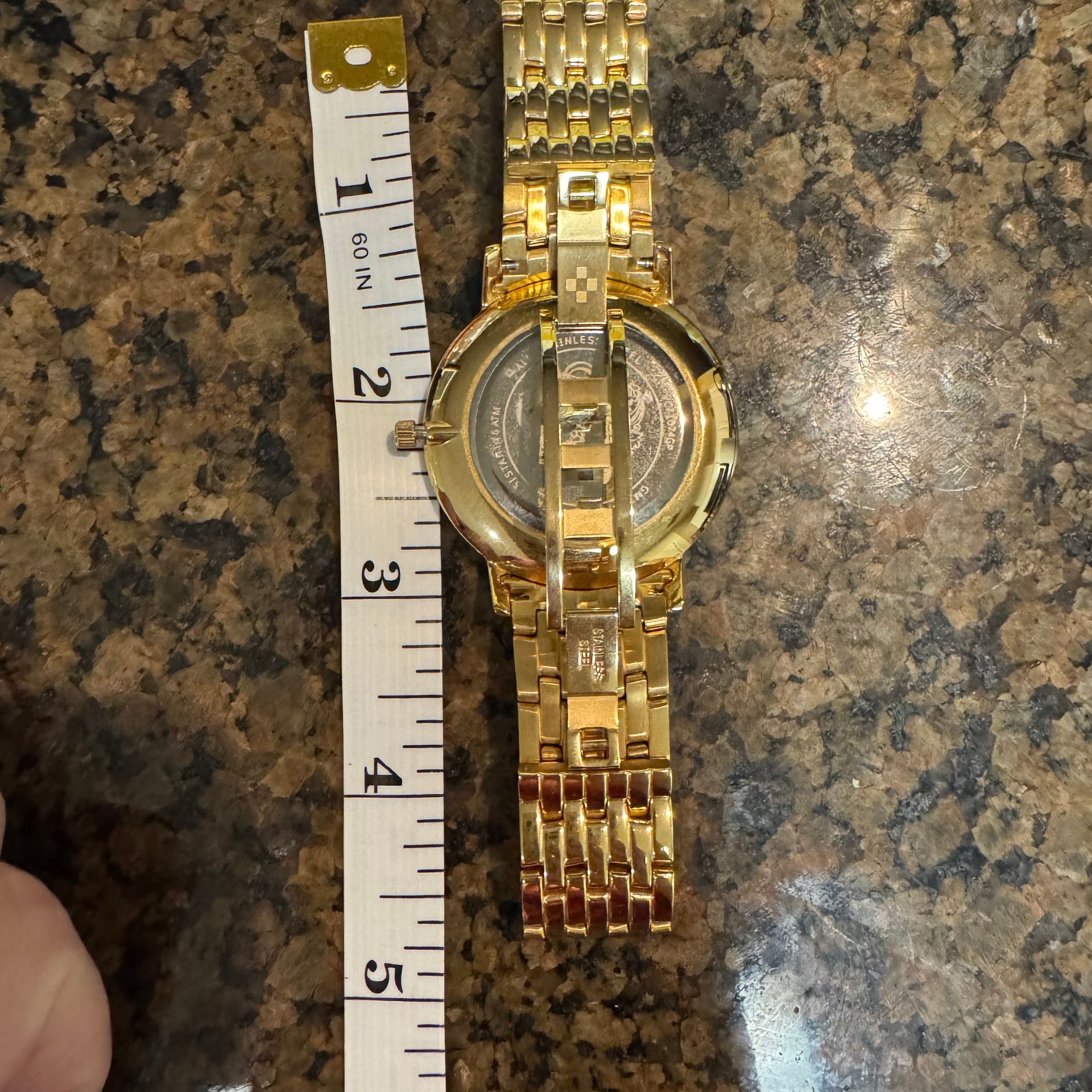 Women's Vince Camuto Gold Watch 4