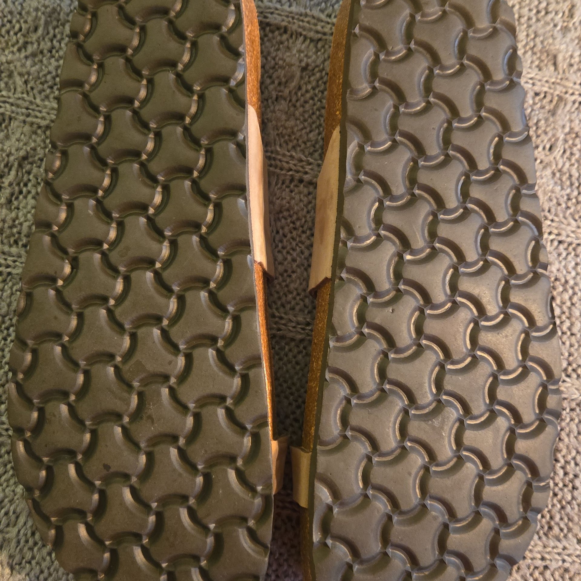 BIOSTEP- Women's Suede Leather Sandals - Size 10 - Tan 9