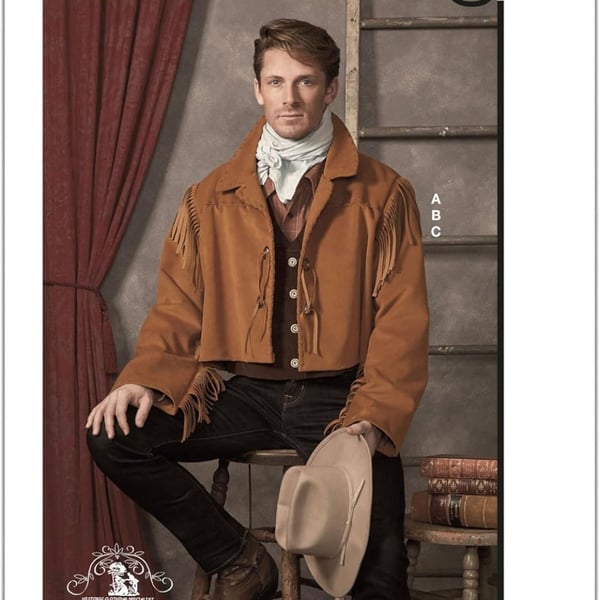 McCall's Men's Old West Costume Sewing Pattern Packet, Design Code M8399, Sizes 44-46-48-50-52 : Arts, Crafts & Sewing -
