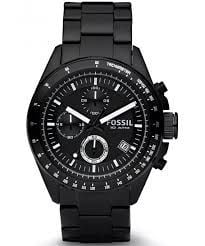 Fossil Decker CH2601 Black IP Chronograph Watch 2