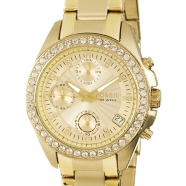 Fossil Decker ES2683 Women's Gold Stainless Steel Quartz Watch