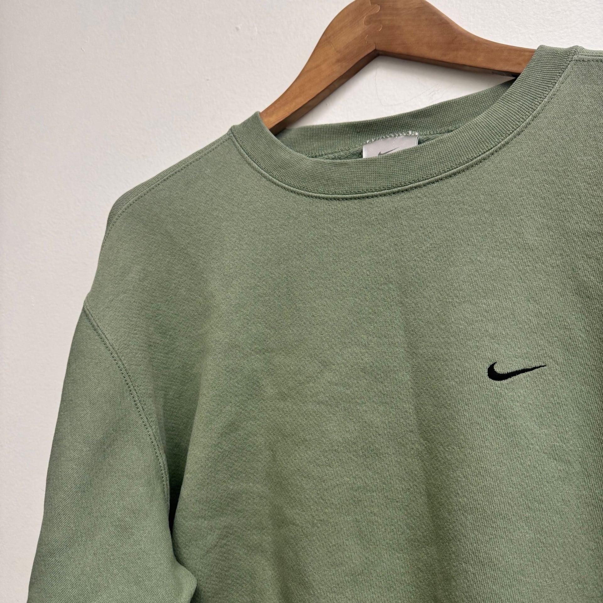 Vintage Y2K Sage green Nike sweatshirt 3