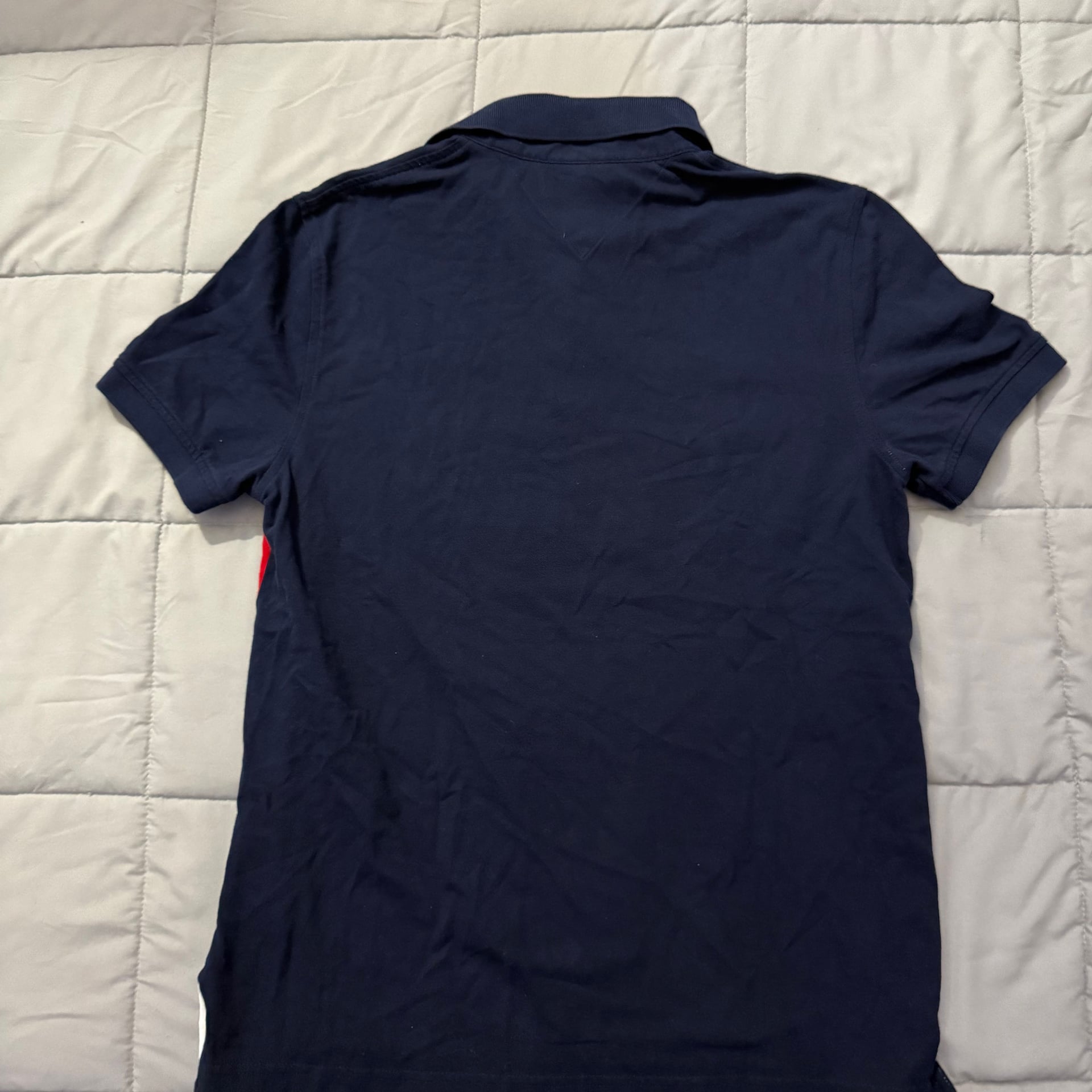 Tommy Hilfiger Men's Red White Blue Polo Shirt 4