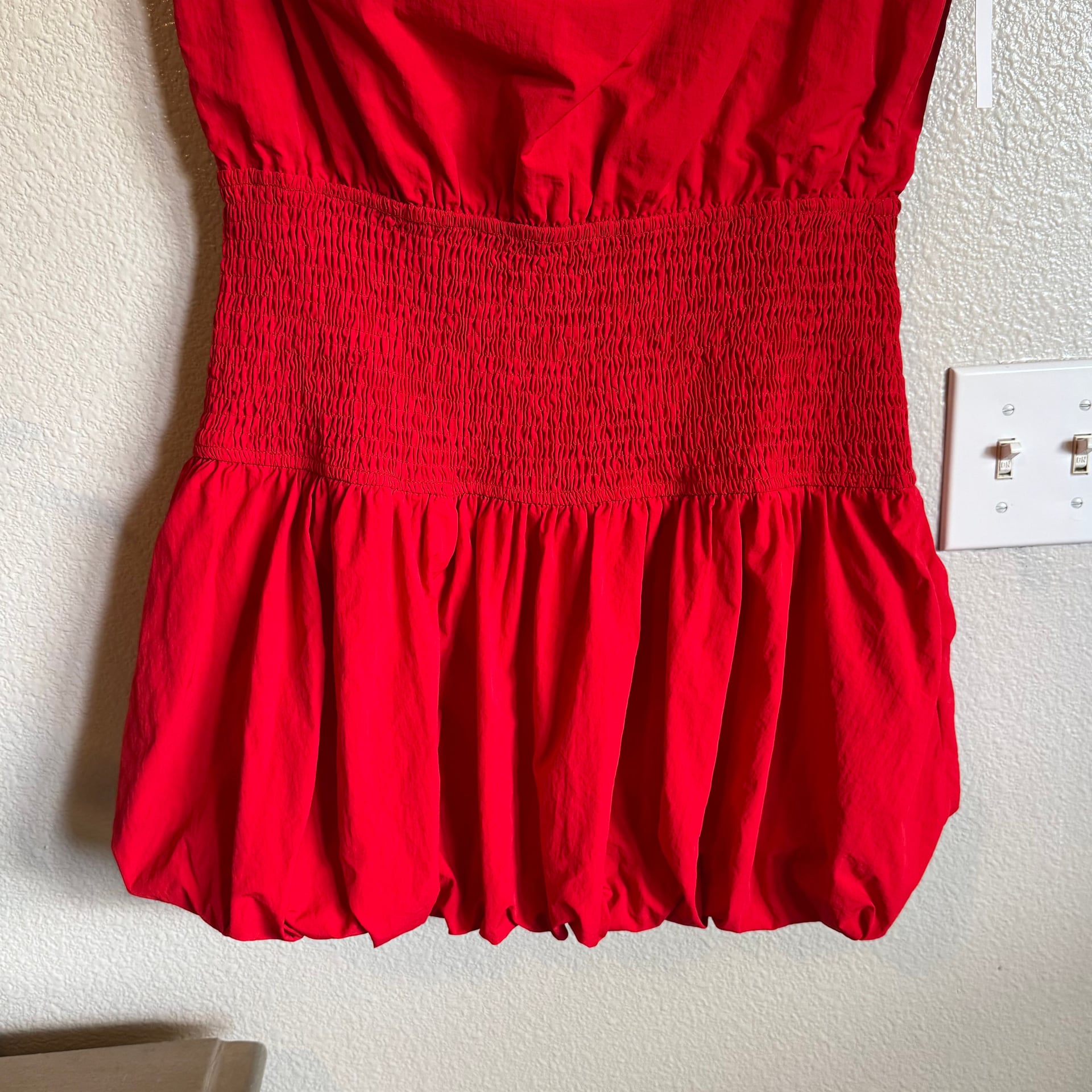 NWT Lisa Says Gah Alice Bubble Dress Red 6