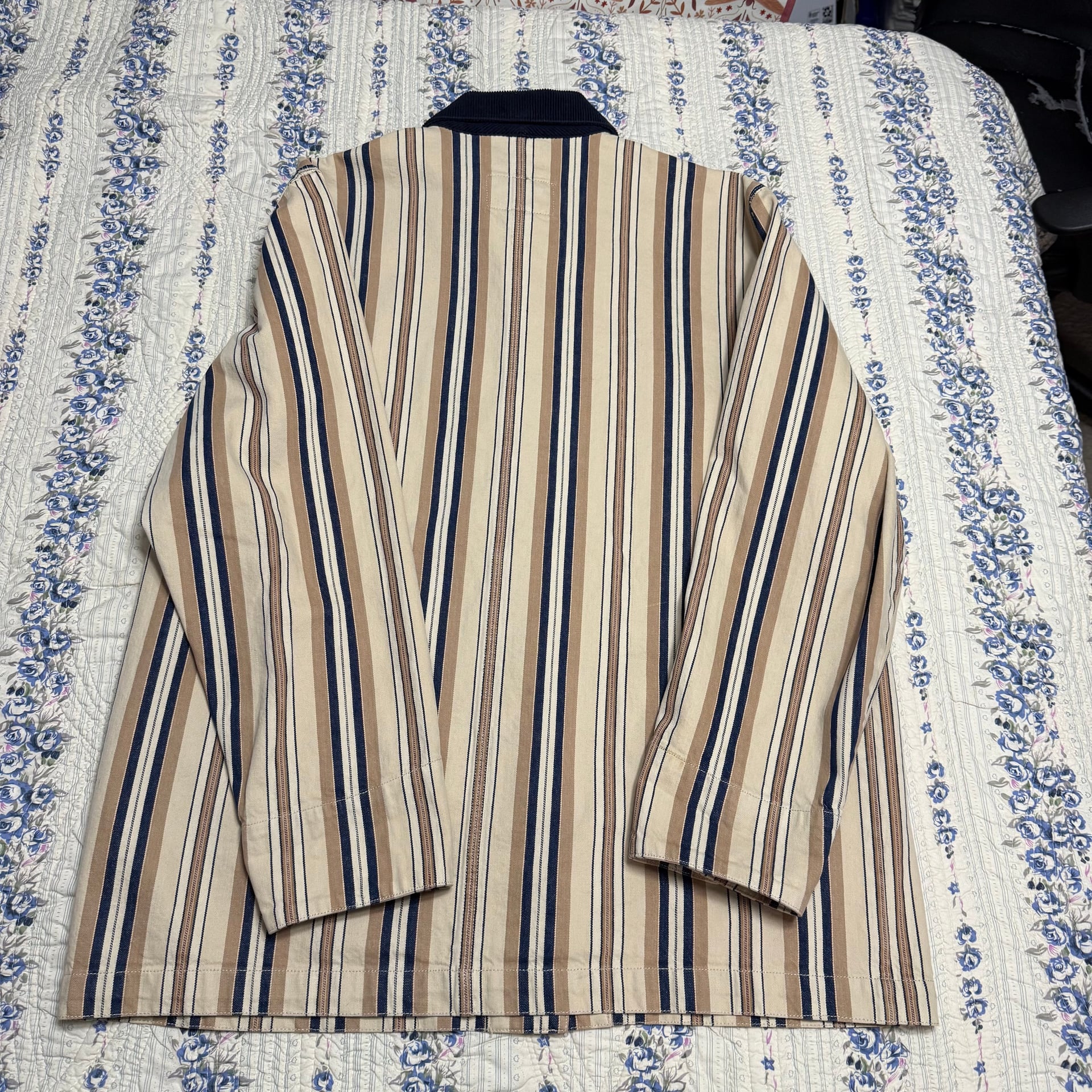 Ralph Lauren Dry Goods Supply Stripe Jacket Canvas Size L 3