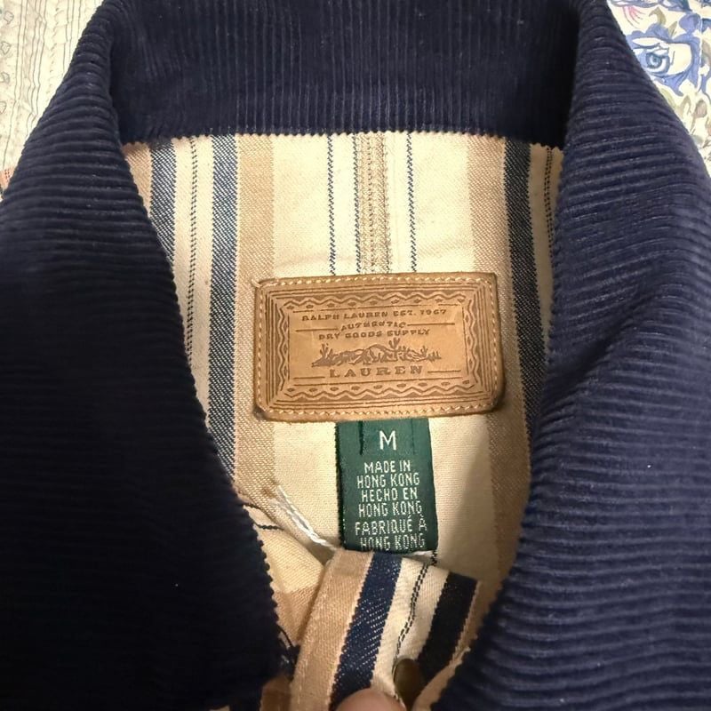 Ralph Lauren Dry Goods Supply Stripe Jacket Canvas Size L 2