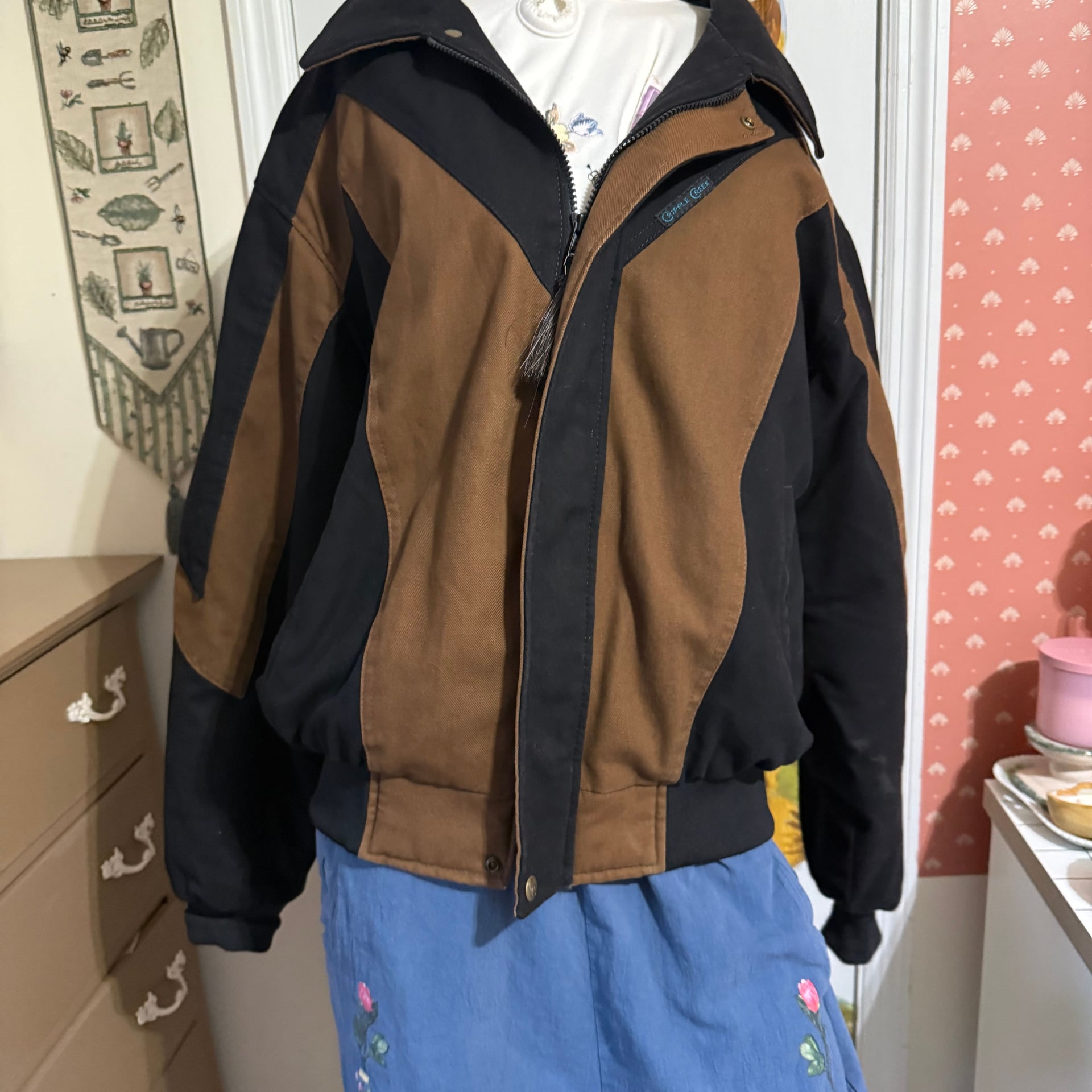 Cripple Creek Vintage Southwestern Full Zip Bomber Jacket 1