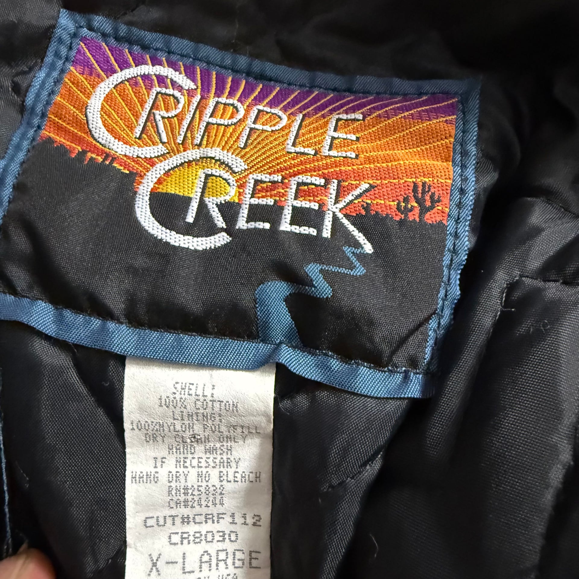 Cripple Creek Vintage Southwestern Full Zip Bomber Jacket 6